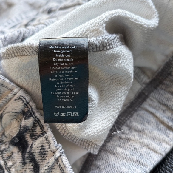 Rag and Bone Miramar Cotton Sweat short Grey Acid Wash Pockets Trendy Sz L NEW - Picture 12 of 12